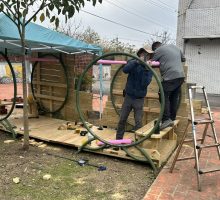 施作中